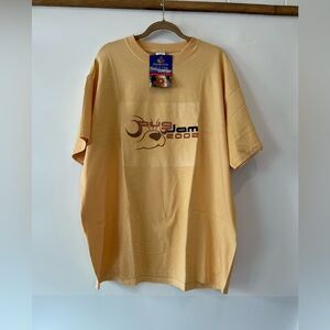 2002 Pug Jam T-shirt yellow Men’s size 2XL Pug Dog